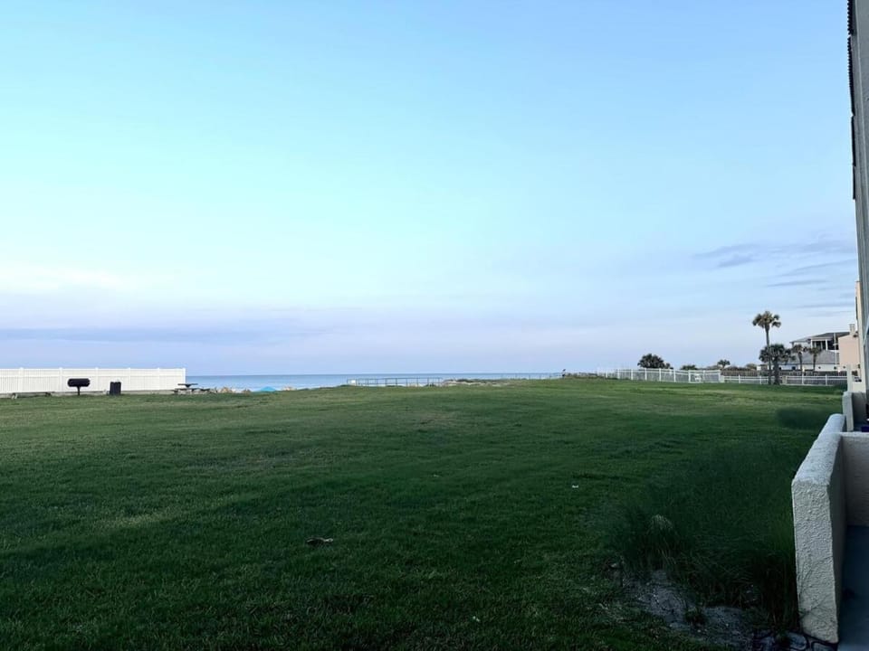Ocean Front Condo With Pool Ground Floor Apartment in Saint Augustine Beach