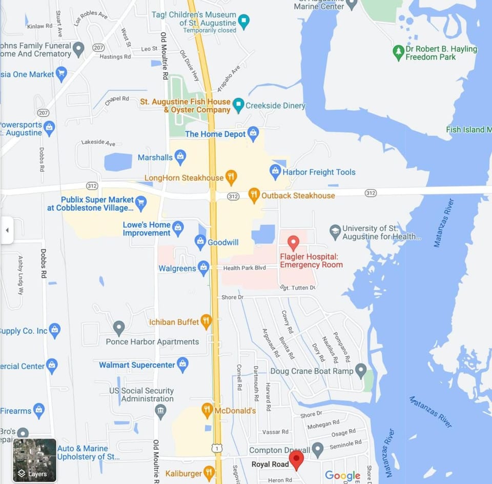 St Augustine Home 3 bdr PetFriendly Fully Fenced Backyard House in Florida