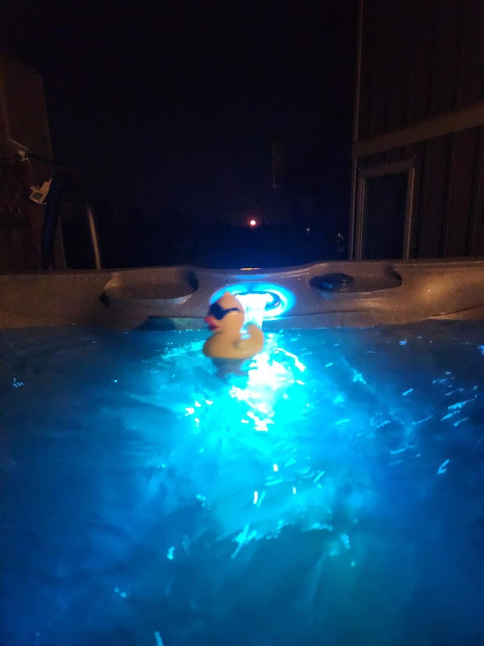 Night, Hot Tub