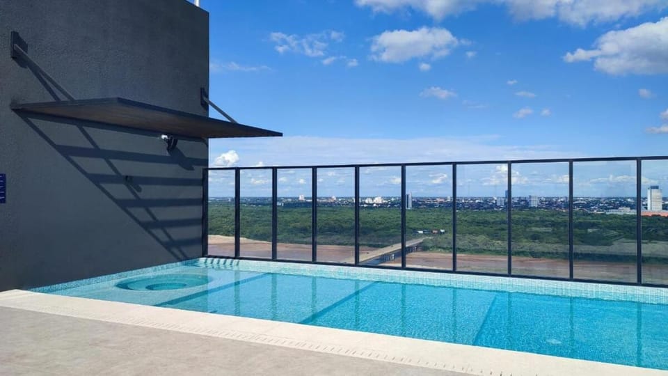 Property building, Day, Bird's eye view, View (from property/room), Balcony/Terrace, City view, Garden view, Lake view, Landmark view, Pool view, River view, Street view, Swimming pool, Quiet street view, sunbed