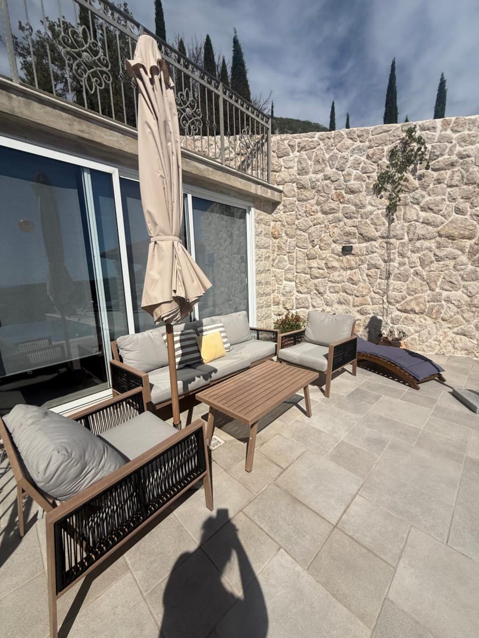 Patio, View (from property/room), Balcony/Terrace, sunbed