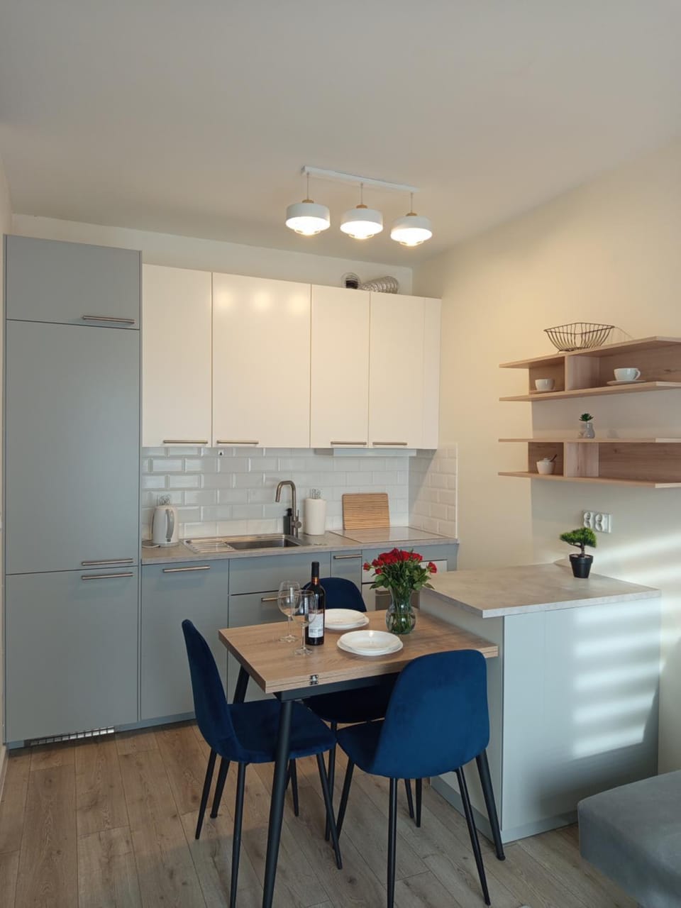 Kitchen or kitchenette, Dining area