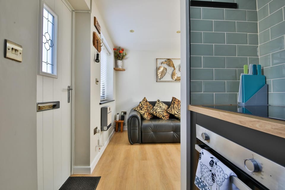 Living room, kitchen