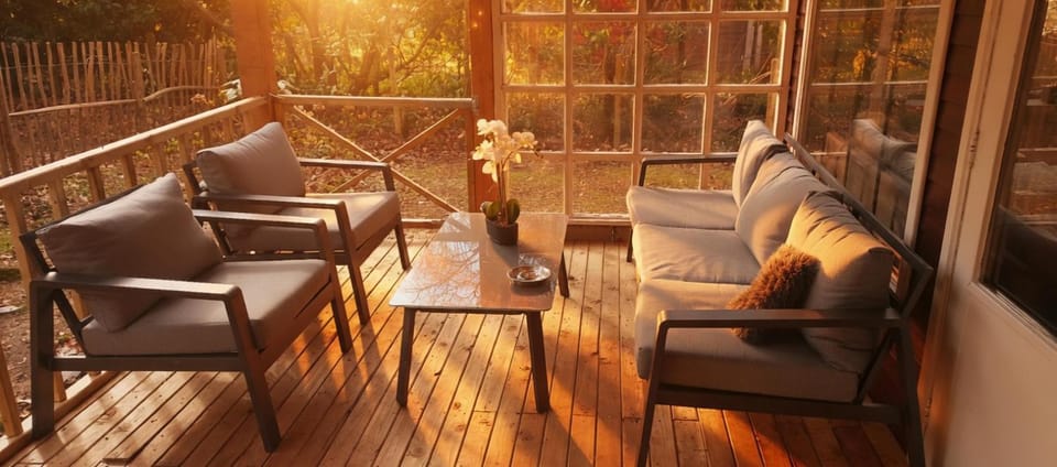 Patio, Balcony/Terrace, Seating area