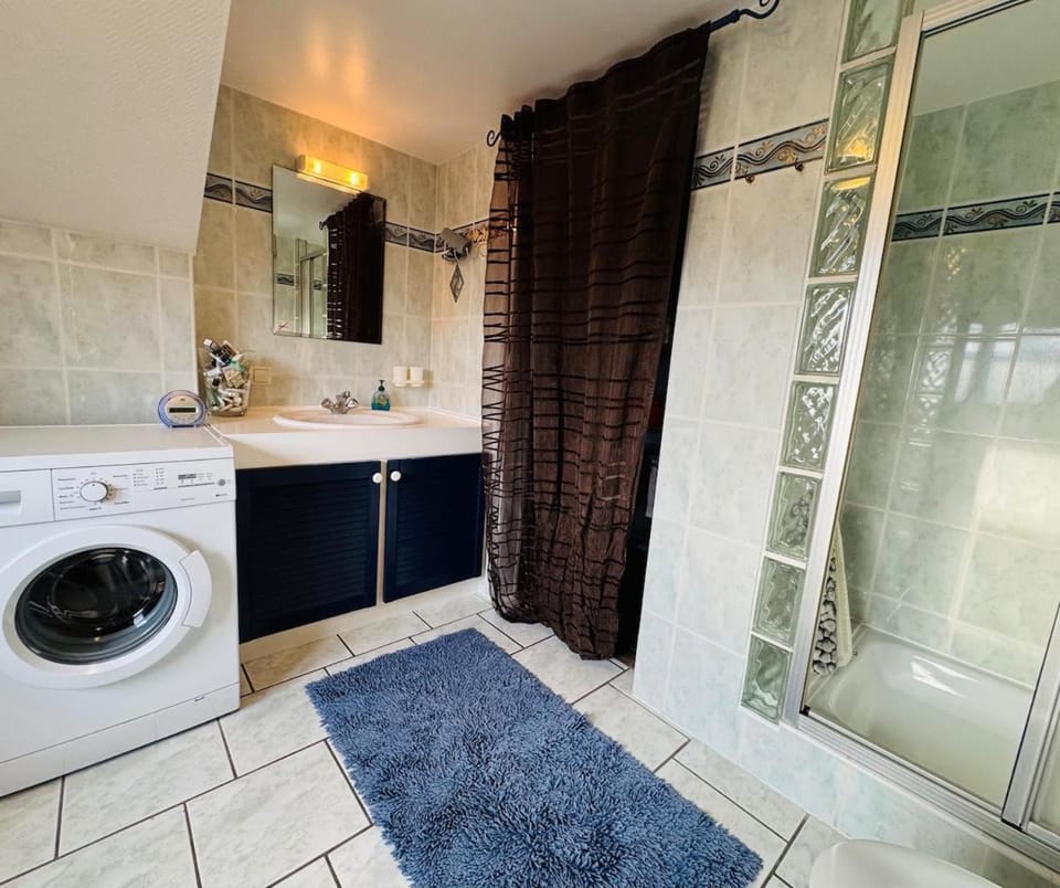 Shower, Bathroom, washing machine