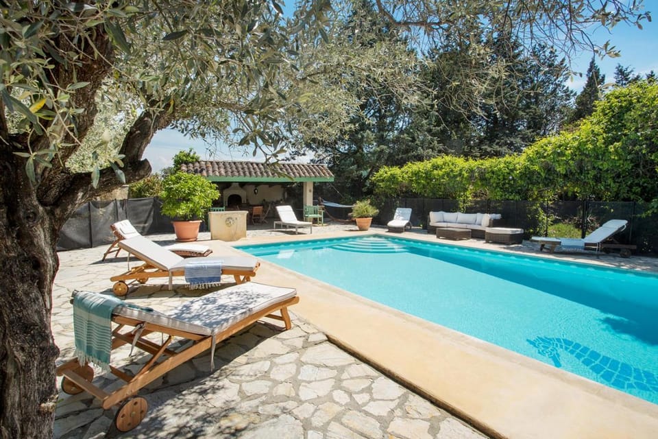 Natural landscape, Pool view, Swimming pool, sunbed