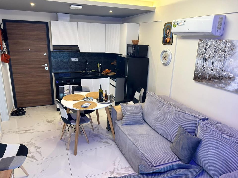 Kitchen or kitchenette, oven, stove