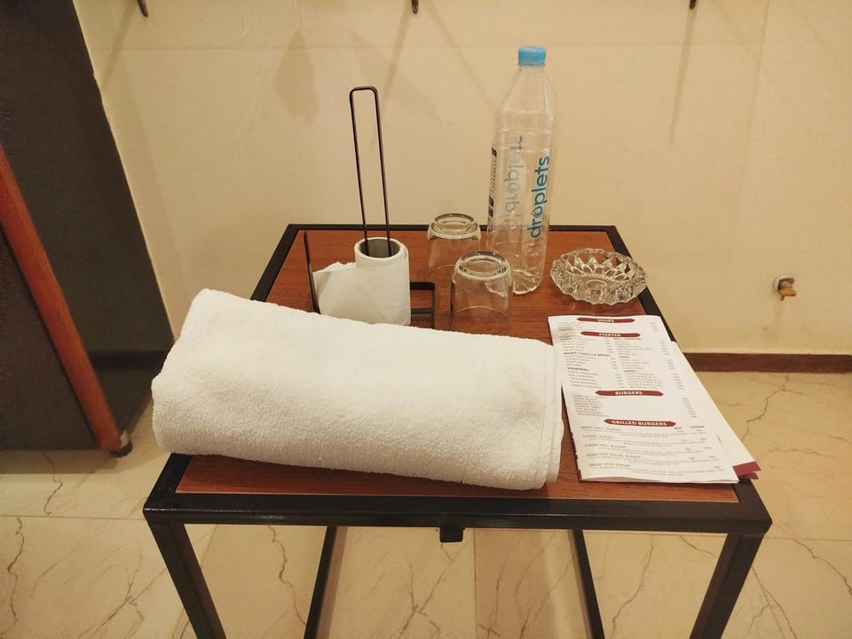 Food, Drinks, towels