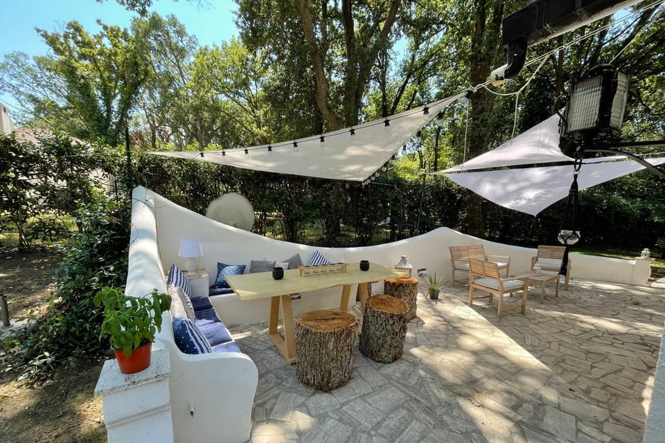 Patio, Spring, Day, Garden, Living room, Seating area, Dining area, Garden view