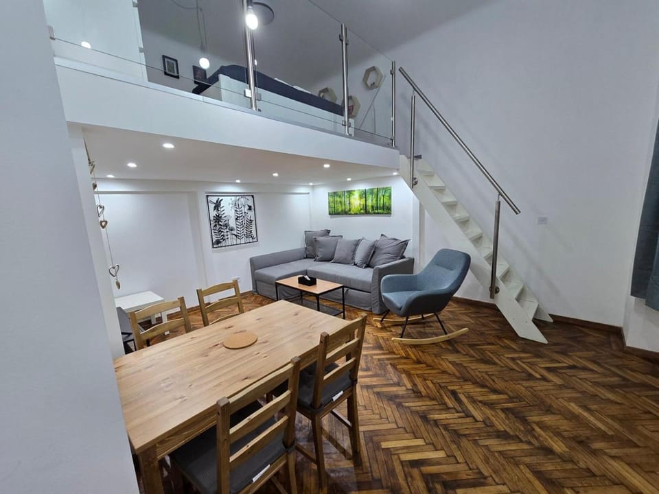 Living room, Seating area, Dining area