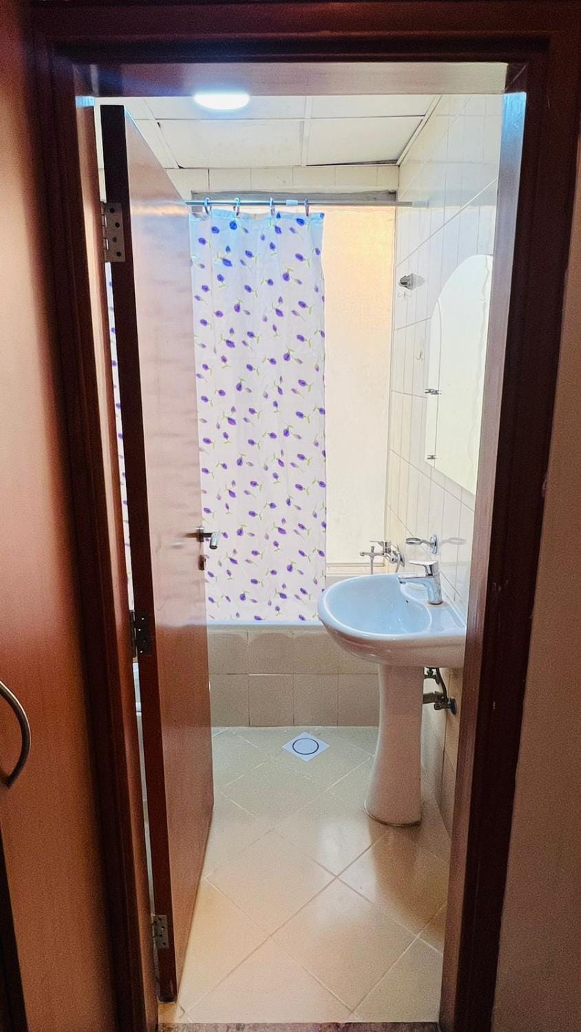 Twin Bed Partition Room Near ICM Metro Vacation rental in Dubai