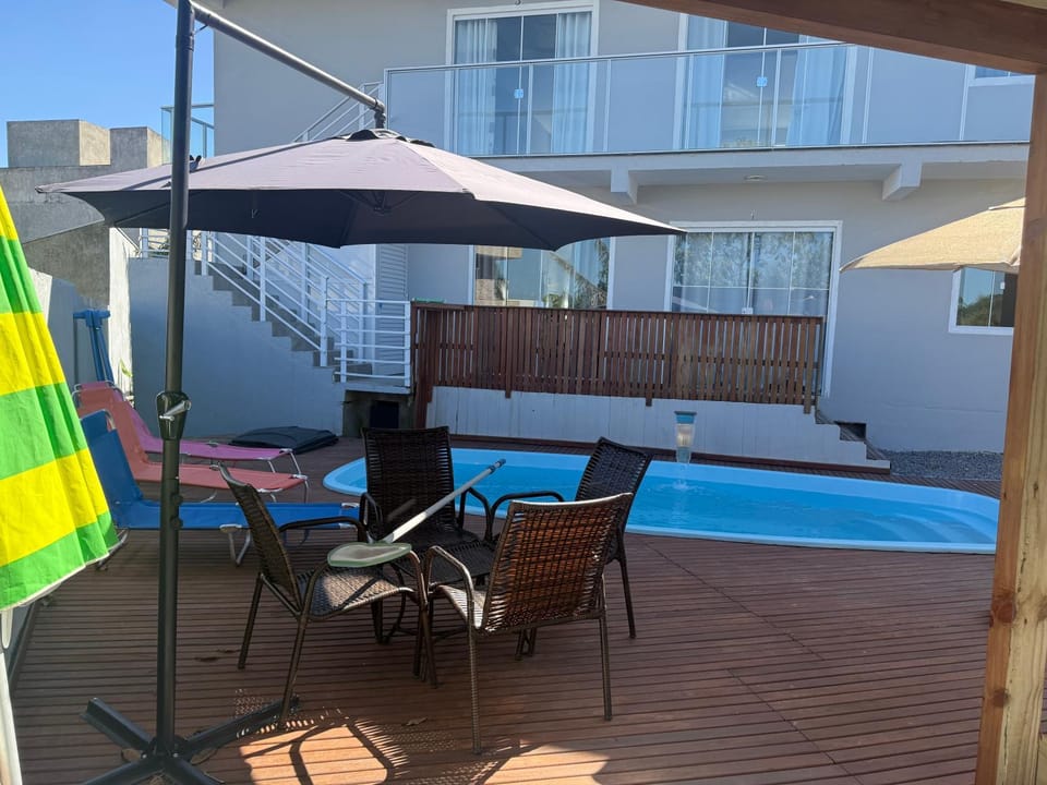 Property building, Patio, Hot Tub, View (from property/room), Pool view, Swimming pool