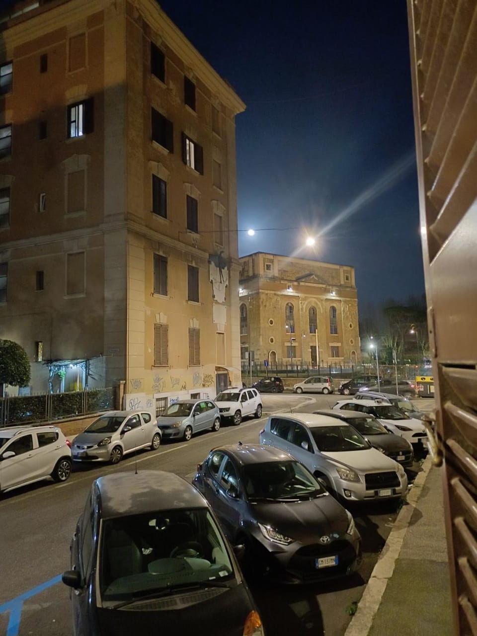 Property building, Night, Quiet street view