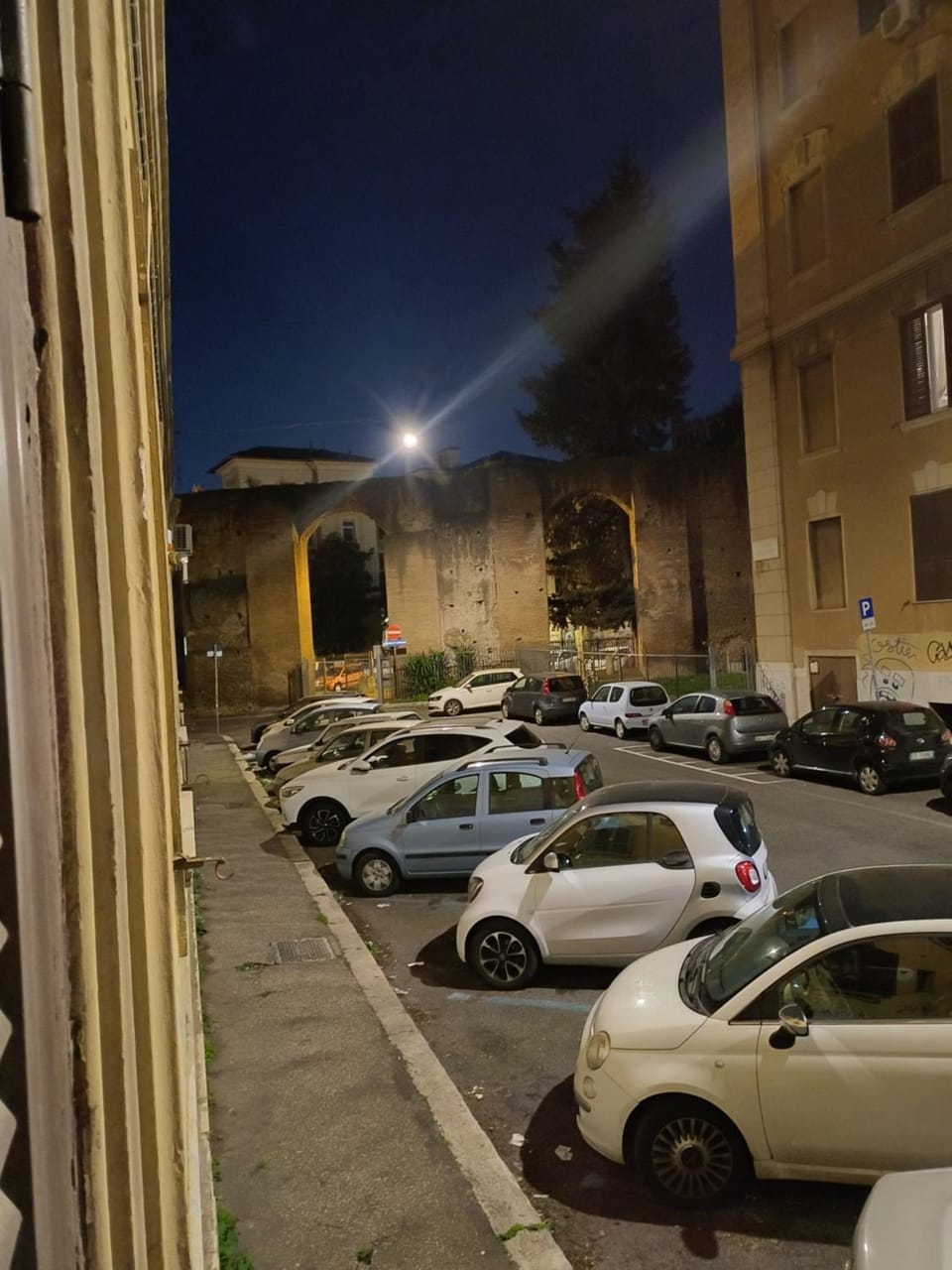 Night, Quiet street view