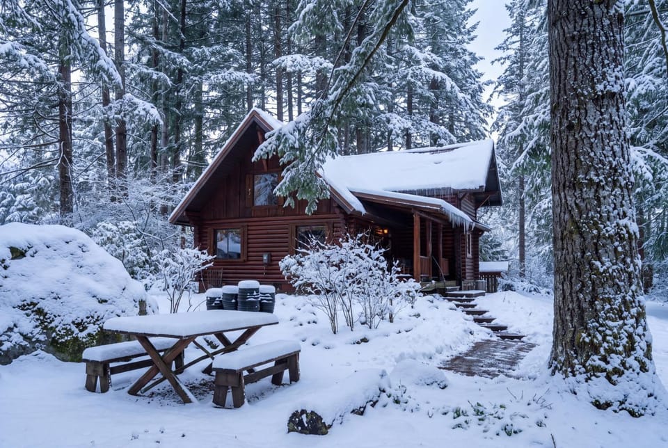 Mt Hood Log Cabin! Fresh Remodel with Airstream 1 Cabin in Welches