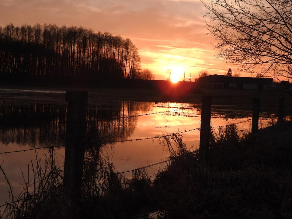 Natural landscape, Sunset