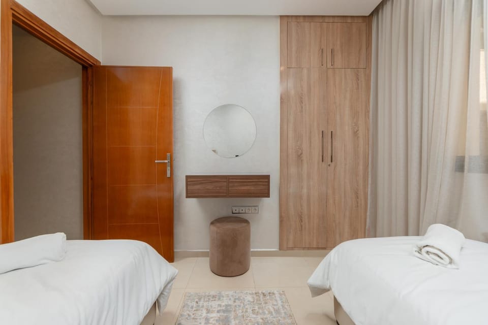 Bed, Photo of the whole room, Bedroom, towels, wardrobe