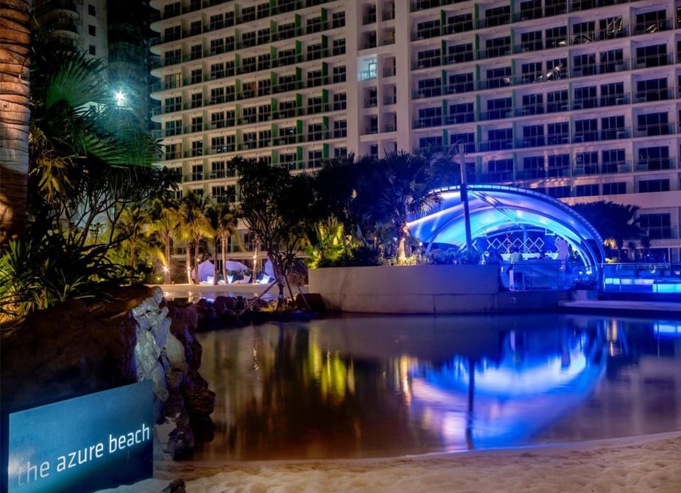 Night, Swimming pool