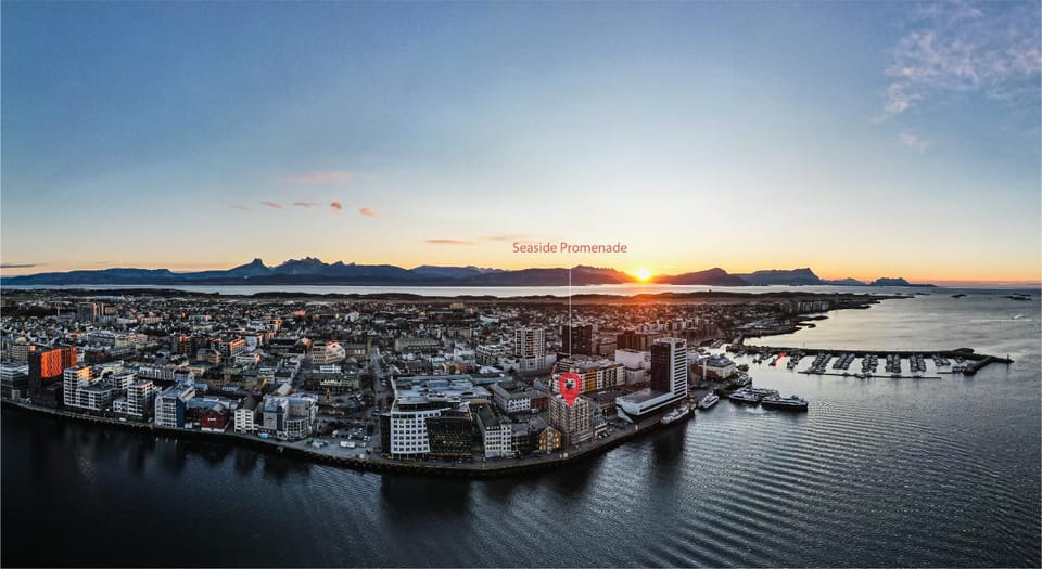 Nearby landmark, Day, Natural landscape, Bird's eye view, City view, Mountain view, Sea view, Sunrise, Sunset
