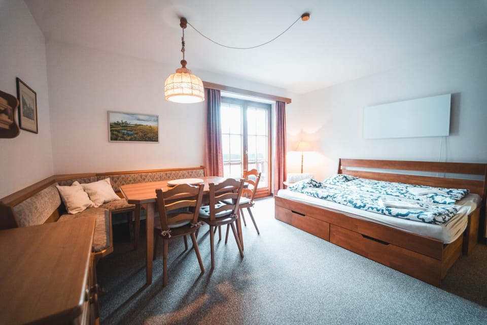 Bed, Living room, Photo of the whole room, Seating area, Bedroom