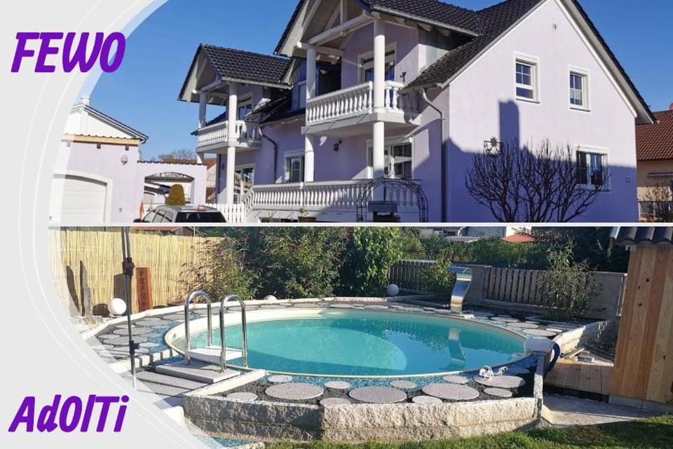 Property building, Pool view, Swimming pool