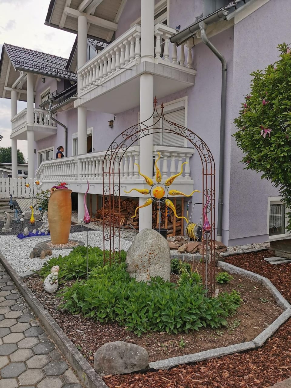 Property building, Garden, View (from property/room), Balcony/Terrace, Garden view
