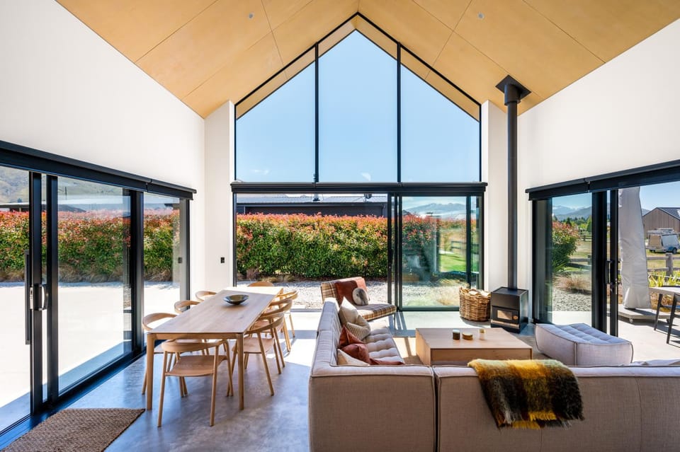 Patio, Garden, Living room, Seating area, Dining area, fireplace