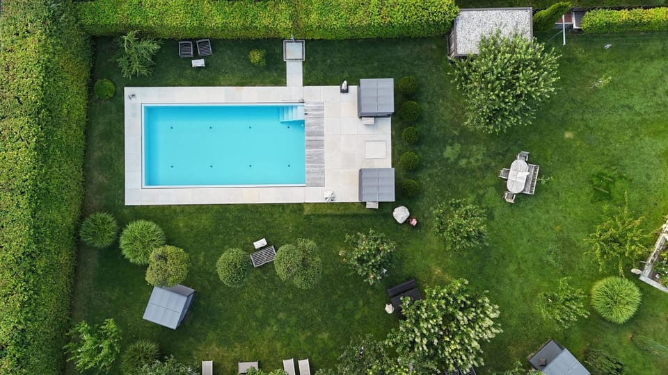 Garden, Pool view, Swimming pool, sunbed