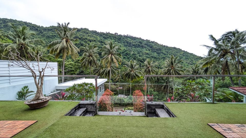 Patio, Natural landscape, Mountain view