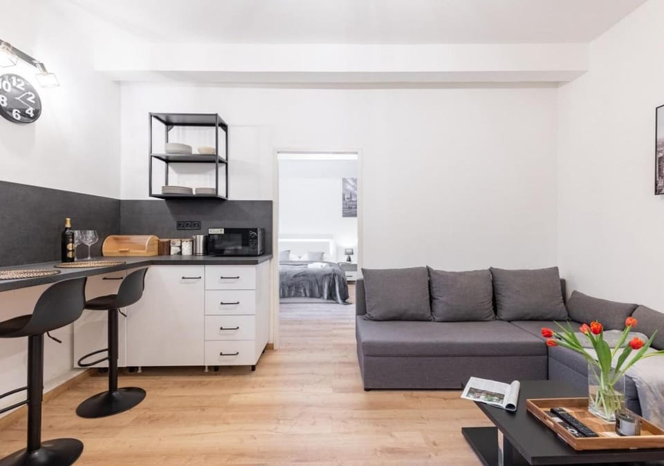 Kitchen or kitchenette, Living room