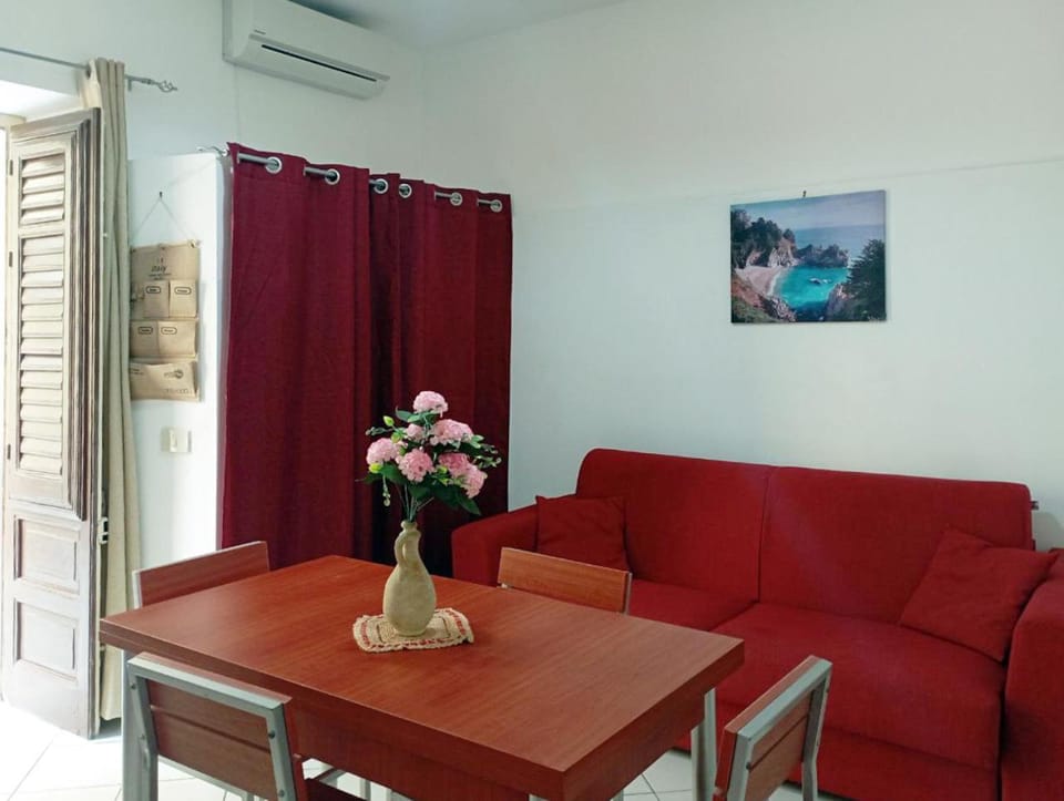 Dining area, air conditioner