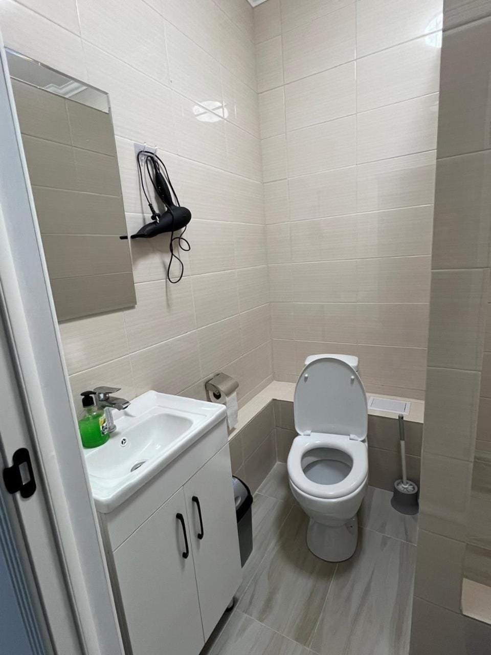 Toilet, Bathroom, hair dryier
