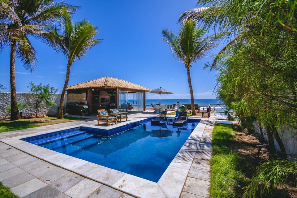 Day, Natural landscape, Garden, Garden view, Pool view, Sea view, Swimming pool
