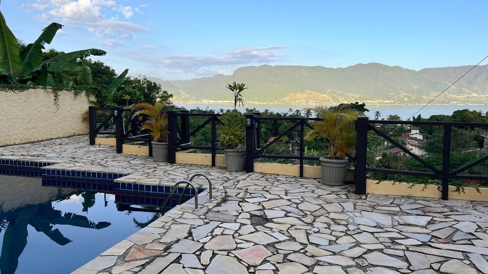 Day, Natural landscape, View (from property/room), Mountain view, Pool view, Sea view, Swimming pool