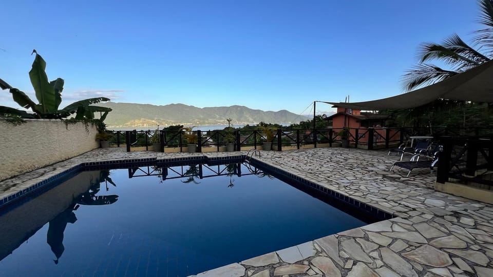 Day, Natural landscape, Mountain view, Pool view, Swimming pool, sunbed