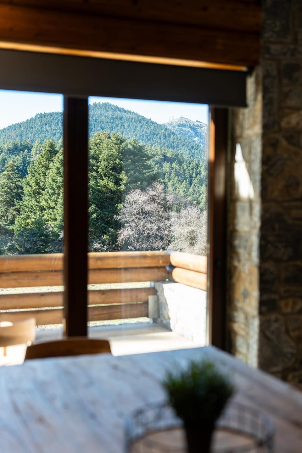 Day, Natural landscape, View (from property/room), Balcony/Terrace, Mountain view