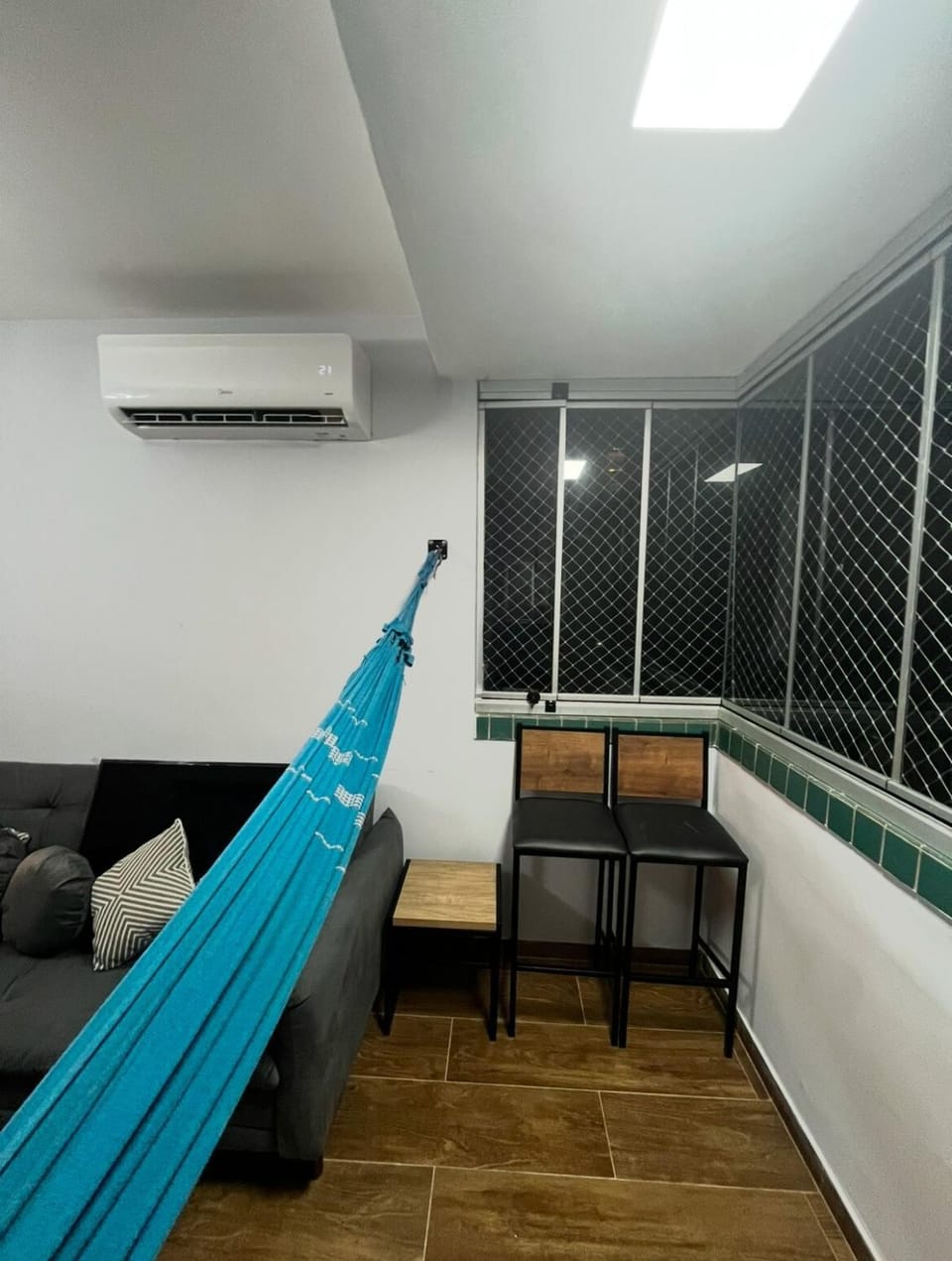 Living room, air conditioner