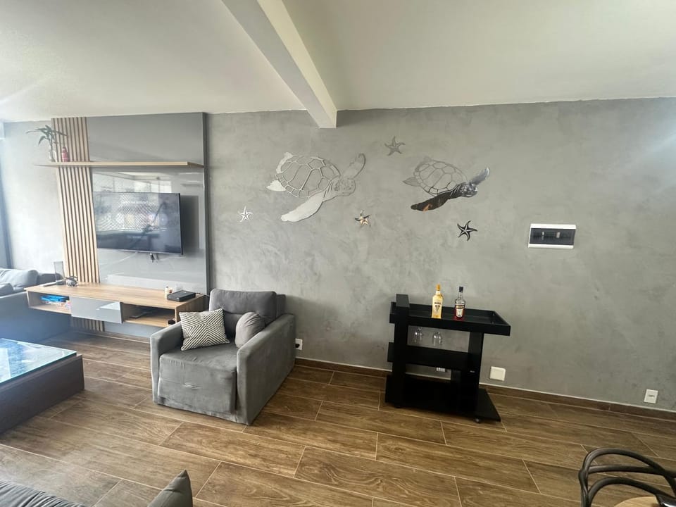Apartamento novo, moderno, completíssimo à beira mar Apartment in Santos