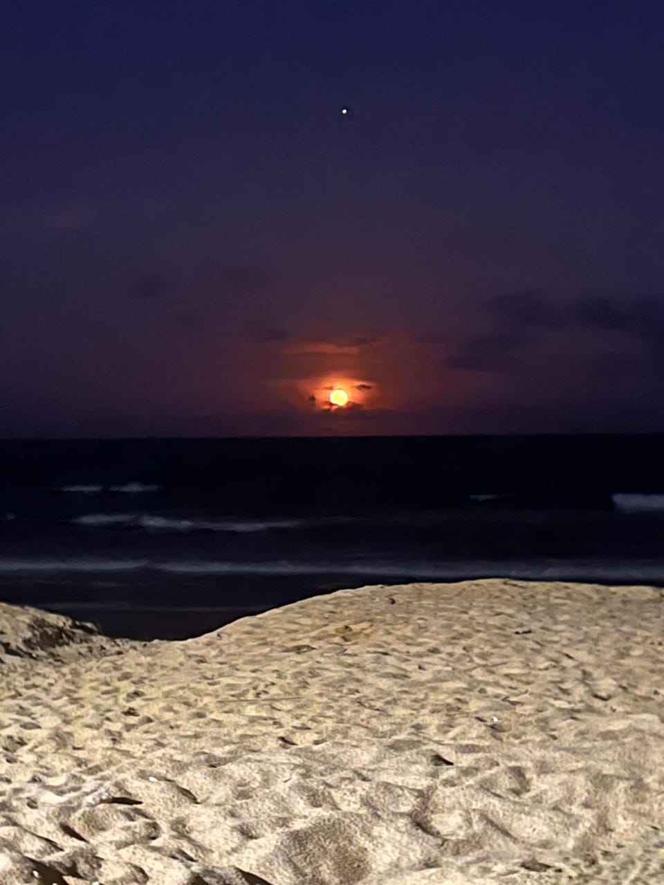 Night, Sea view
