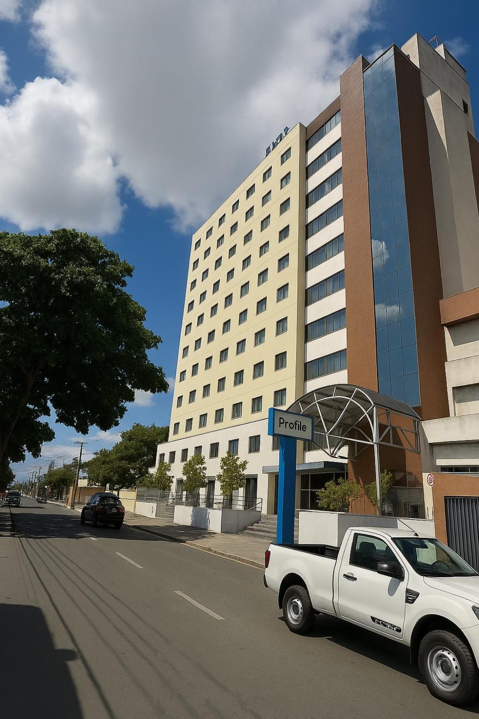 Property building, Facade/entrance