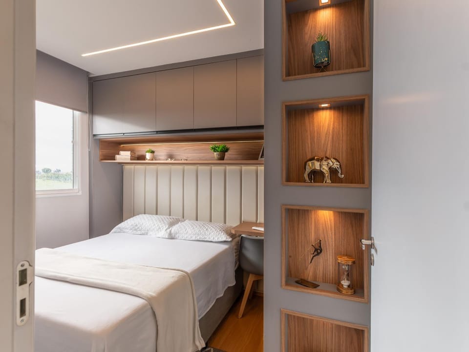 Bed, Photo of the whole room, Bedroom, wardrobe