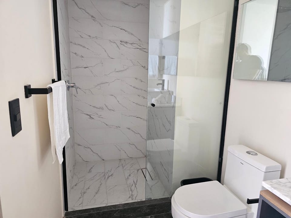 Shower, Bathroom, towels