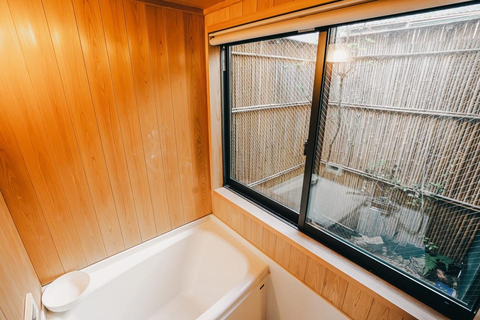 Bathroom, Garden view, Bath