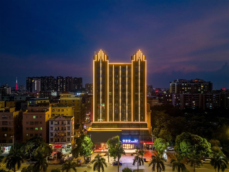 Property building, Night, City view