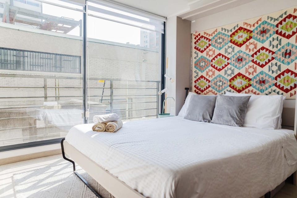 Inviting Studio in Vibrant Nunoa 2 Guests Apartment in Las Condes