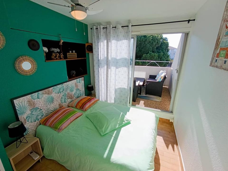 AS25454 -P3 + Cabine en duplex dans résidence avec piscines Cabin in Le Grau-du-Roi