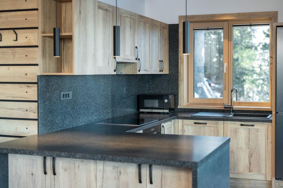 Kitchen or kitchenette, stove, kitchen, kitchen