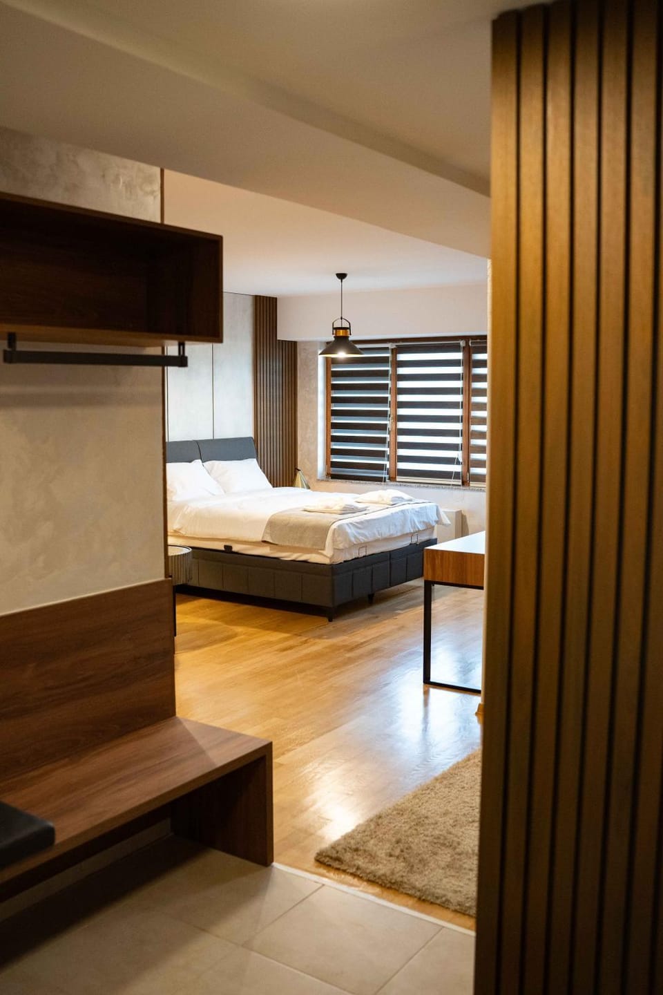 Bed, Photo of the whole room, Bedroom, wardrobe