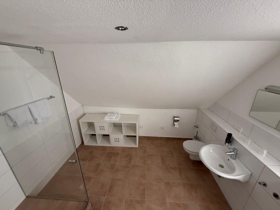 Shower, Toilet, Bathroom, towels