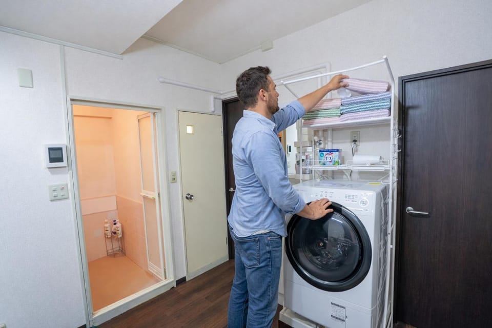 People, washing machine